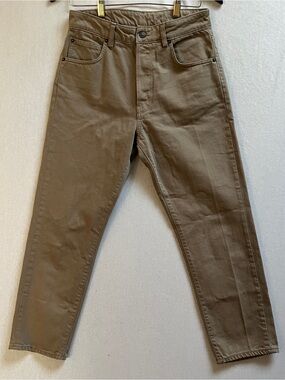 6397 Made In Italy Cotton Button Fly Straight Leg Denim Jeans 27